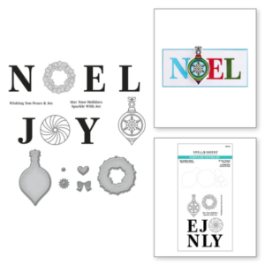 Big Holiday Words Clear Stamp & Die Set SDS-179