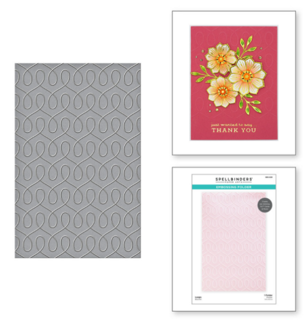 Loops Embossing Folder SES-029