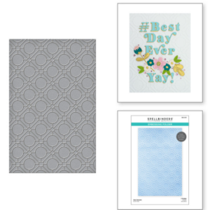 Geo Screen Embossing Folder SES-030