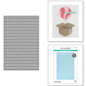 Hand Drawn Scallops Embossing Folder SES-038