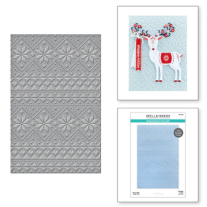 Ski Lodge Embossing Folder SES-039