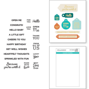 Let's Celebrate Sentiments Clear Stamp Set STP-102