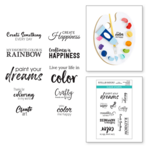 Paint Your World Sentiments Clear Stamp Set STP-104