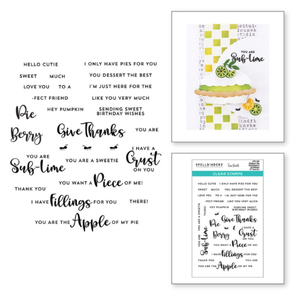 Perfect Pie Sentiments & Fillings Clear Stamp Set STP-105