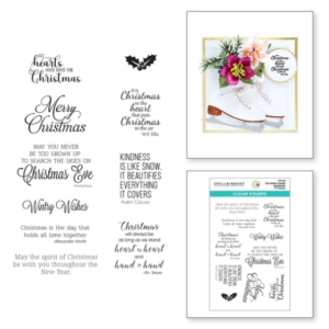 The Winter Garden Sentiments Clear Stamp Set STP-126