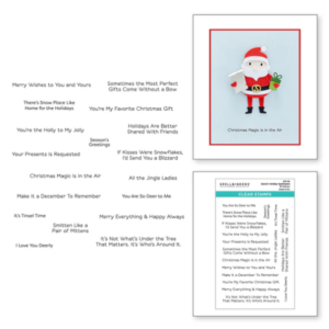 Dancin' Holiday Sentiments Clear Stamp Set STP-131