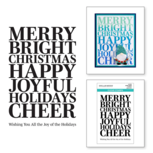 Joyful Words Clear Stamp Set STP-133