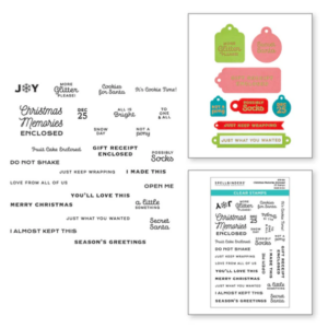 Christmas Memories Enclosed Clear Stamp Set STP-134