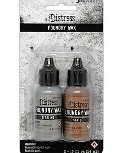 Tim Holtz Distress® Foundry Wax Kit #2 Sterling/Statue