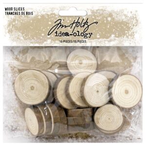 Tim Holtz® Idea-ology™ Findings - Wood Slices