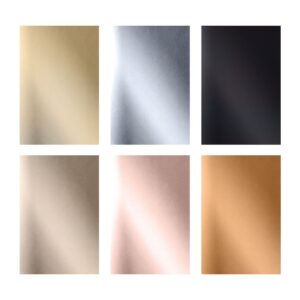 Tim Holtz® Idea-ology™ Paperie - Kraft-Stock Stack Cardstock Pad Metallic Classics 6"X9" 24/Pkg