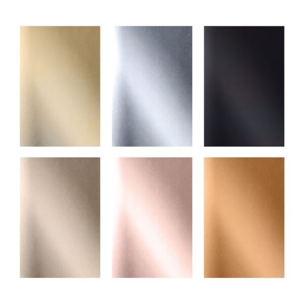 Tim Holtz® Idea-ology™ Paperie - Kraft-Stock Stack Cardstock Pad Metallic Classics 6"X9" 24/Pkg