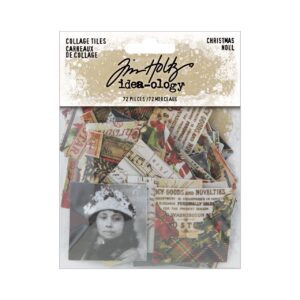 Tim Holtz® Idea-ology™ Findings - Christmas Collage Tiles