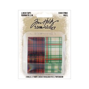 Tim Holtz® Idea-ology™ Paperie - Linen Tape, Patchwork Christmas
