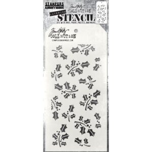 Tim Holtz® Stampers Anonymous Layering Stencils -- Hollyberry THS165
