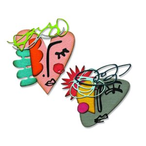 Tim Holtz® Alterations | Sizzix Thinlits™ Die Set 19-Pack - Abstract Faces