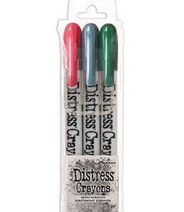 Tim Holtz Distress® Holiday Pearlescent Crayon Set #1