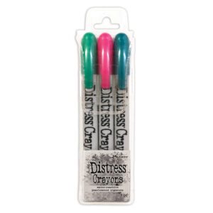 Tim Holtz Distress® Holiday Pearlescent Crayon Set #4