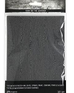 Tim Holtz Distress® Halloween Woodgrain Cardstock 5" x 7", 10 pc