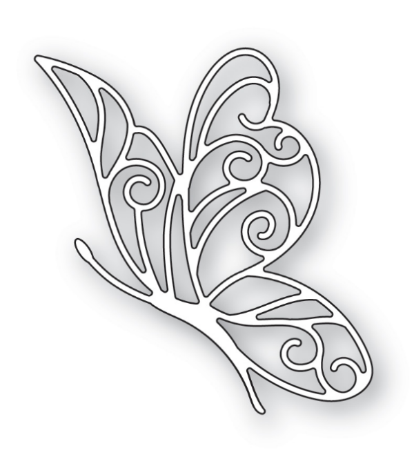 Memory Box Die - Plumed Gypsy Butterfly 94708
