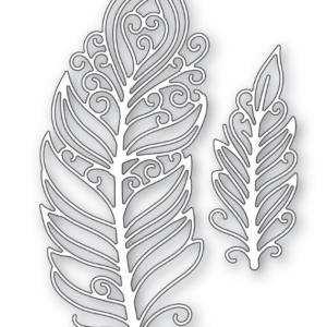Memory Box Die - Plumed Gypsy Feather 94711