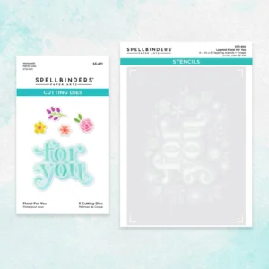 Floral For You Stencil and Die Set BD-0749