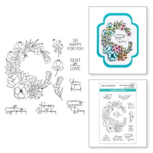 Four Petal Sweet Day Flowers Clear Stamp Set STP-179