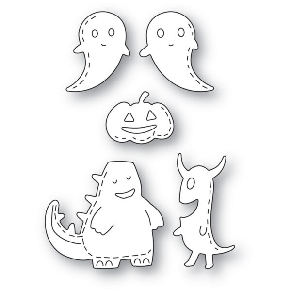 Poppystamps Craft Die - Whittle Scary Guys 2545