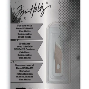 Tim Holtz Retractable Craft Knife Wide Point Refill Blades 5/Pkg