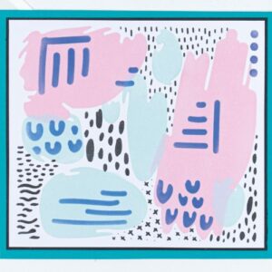 Sizzix Layered Stencils 4PK - Abstract Marks
