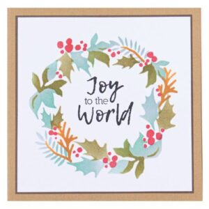 Sizzix Layered Stencils 4PK - Holly Wreath