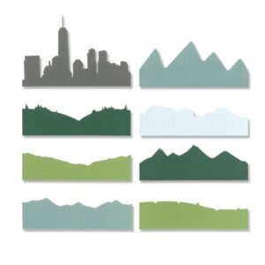 Thinlits Die Set 8PK - Skyline Silhouettes by Josh Griffiths