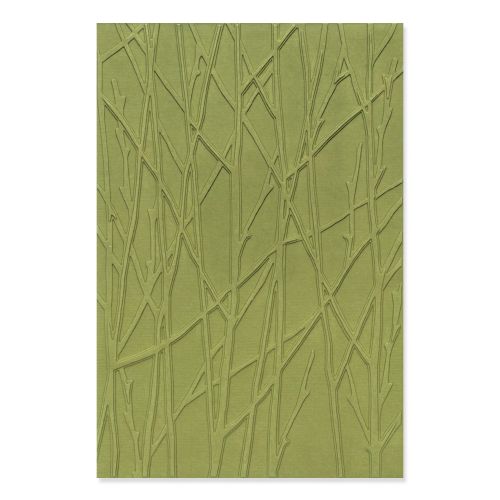 Multi-Level Textured Impressions Embossing Folder - Forest Scene by Olivia Rose