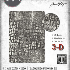 Tim Holtz® Alterations | 3-D Texture Fades™ Embossing Folder - Reptile