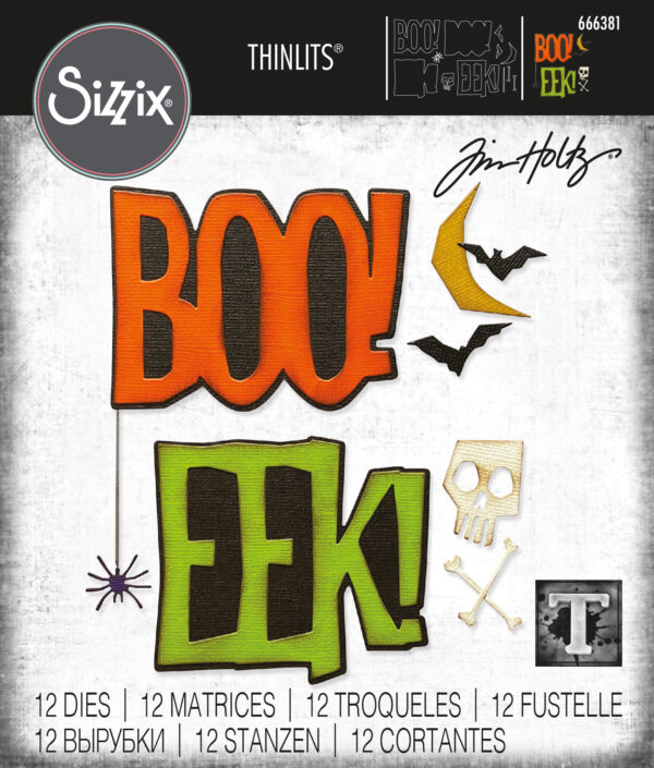 Tim Holtz® Alterations | Sizzix Thinlits™ Die Set 12PK - Big Frights