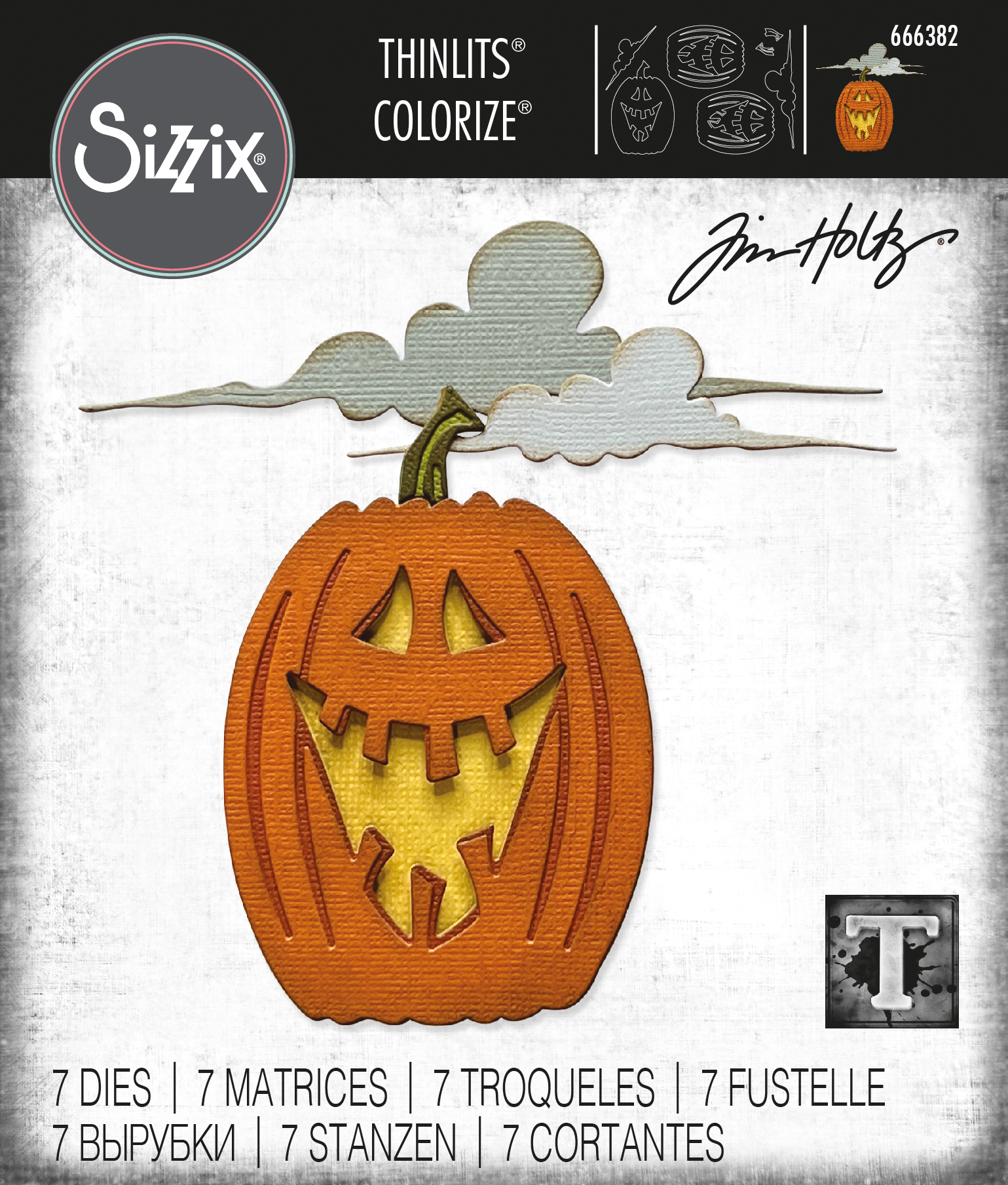 Tim Holtz® Alterations | Sizzix Thinlits™ Die Set 7PK - Edison, Colorize®
