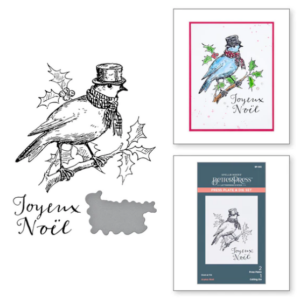 Joyeux Noel Press Plate & Die Set BP-055CW