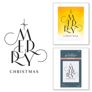Chic Merry Christmas Press Plate BP-056
