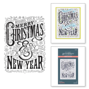 Merry Christmas & Happy New Year Press Plate BP-072CW