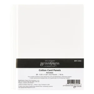BetterPress A-2 Cotton Card Panels