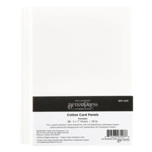 BetterPress A-7 Cotton Card Panels