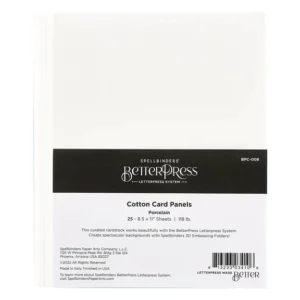 BetterPress 8½" x 11" Cotton Sheets