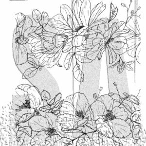 Tim Holtz® Stampers Anonymous Cling Mount Sets -- Floral Trims CMS461