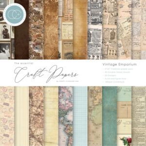 Craft Consortium Double-Sided Paper Pad 6"X6" -- Vintage Emporium