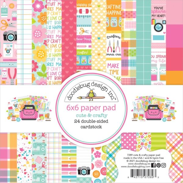 Doodlebug Design Double-Sided Paper Pad 6"X6" - Fun at the Park