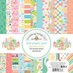 Doodlebug Design Double-Sided Paper Pad 6"X6" - Seaside Summer