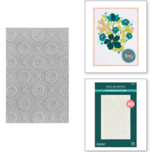 Mandala Blooms 3D Embossing Folder E3D-056