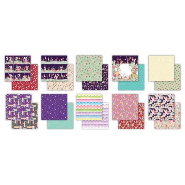 Craft Consortium Double-Sided Paper Pad 6"X6" -- Fairy Wishes - Image 2