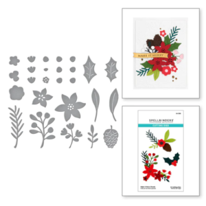 Make It Merry Florals Etched Dies S4-1288