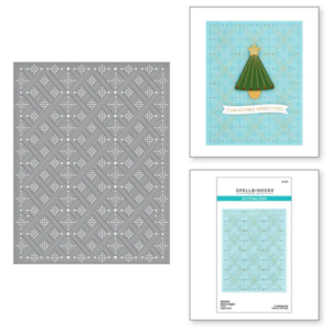 Stitched Starry Argyle Etched Dies S5-597